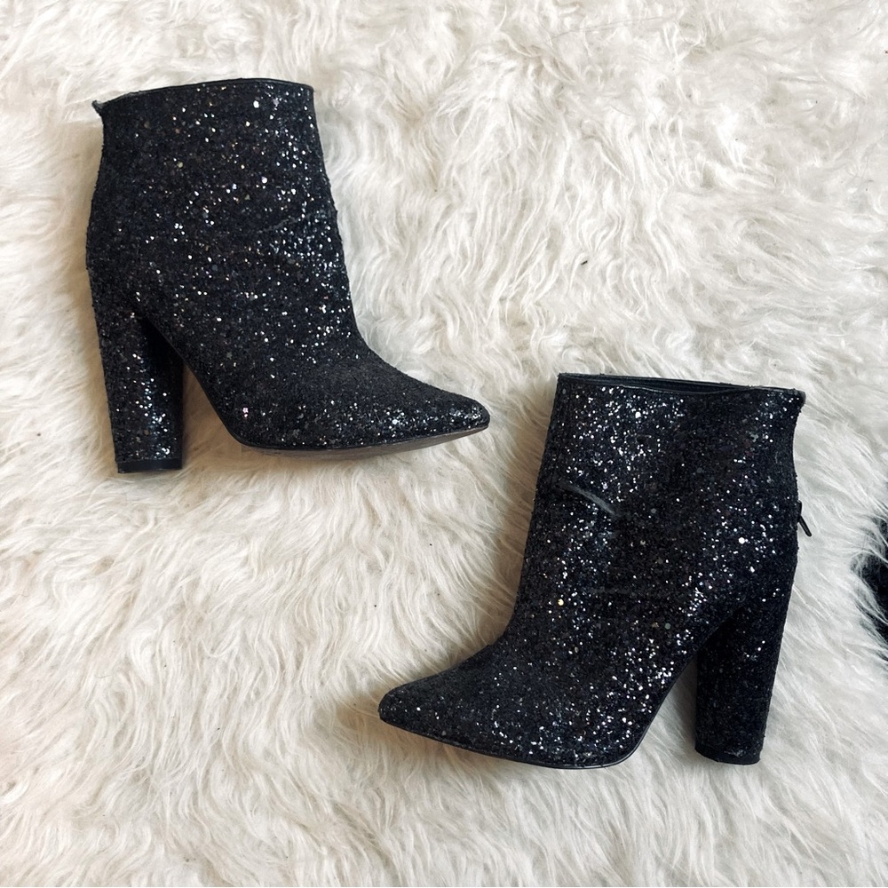 Akira Glitter Booties